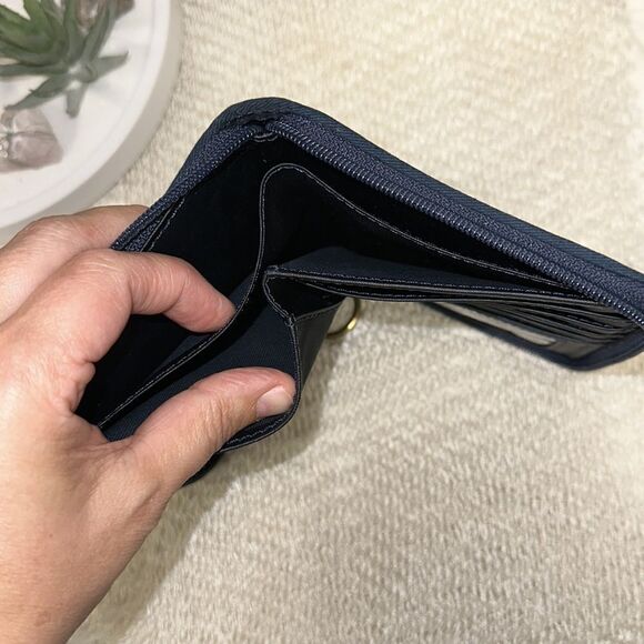 Fossil Wallet Wristlet Passport Holder Bundle PVC Blue Turquoise Multicolored - Picture 13 of 16